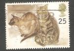 Great Britain - Scott 1587   cat / chat