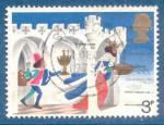 Grande-Bretagne N704 Nol 1973 - Chant "Le bon roi Venceslas ..." oblitr