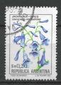 ARGENTINE - 1983/84 - Yt n 1354 - Ob - Fleurs : jacaranda mimosifolia