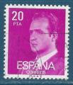 Espagne n2061a Juan Carlos 1er 20p lilas rouge oblitr - papier phosphorescent
