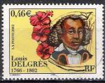 France 2002; Y&T n 3491; 0,46 Louis Delgrs,abolition de l'esclavage