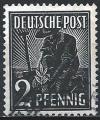 Allemagne - Zones Occupation A.A.S. - 1947 - Y & T n 32 - O. (2