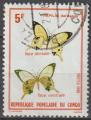 CONGO 1980 566 oblitr Papillons