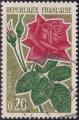 nY&T : 1356 - Rose rouge ancienne - Oblitr