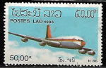 Laos oblitr YT 714 avion