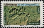 France 2021 Empreintes d'animaux Empreintes de Babouin Chacma Y&T 1958 SU