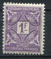 Timbre Colonies Franaises du SOUDAN Taxe  1931  Neuf * TCI  N 18   Y&T   