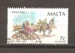Malte N Yvert 1187 (oblitr) (o)