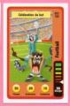 Carte Looney Tunes Auchan 2014 / N011 Football Clbration de but