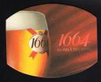 SB Sous Bock Beer Mat 1664 Au-Del des Mots