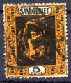 Timbre Occupation Franaise SARRE 1922 - 23  Obl   N 84  Y&T
