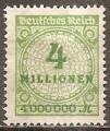 allemagne (empire) - n 297  neuf sans gomme - 1923