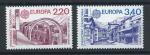 Andorre N358/59** (MNH) 1987 - Europa "Architecture moderne" 