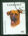 Tanzanie 1993 Y&T 1423 oblitr Chien - Labrador et Fox-terrier