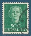Pays-Bas N522 Reine Juliana 50c meraude oblitr