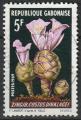 Timbre oblitr n 245(Yvert) Gabon 1969 - Fleurs