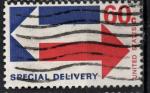 USA 1969; Y&T n Expres 19; 60c, bleu & rouge