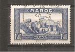 Maroc - Protectorat franais N Yvert  144 (oblitr) (avec papier)