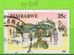 ZIMBABWE YT N205 OBLIT