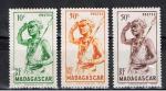 Madagascar / 1946 / YT  n 300-301-303**