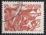 NICARAGUA  N 1454 o Y&T 1987 Rforme agraire (Canne  sucre)