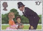 Royaume Uni 1979 Y&T 913 oblitr  Policiers et enfants