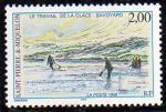 St-Pierre & Miquelon 1998 - Dcoupe et transport des blocs de glace - YT 673 **