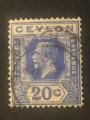 Ceylan 1921 - Y&T 214 obl.