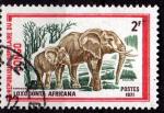 AF09 - Anne 1972 - Yvert n 319  - Elphant africain