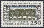 1991 FRANCE obl 2725