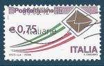 Italie n3223 Poste Italiane 0.75 oblitr