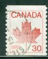 Canada 1983 Y&T 828A oblitr Drapeau Roulette