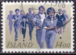 islande - n 557  obliter - 1983