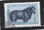 Timbre Mongolie Oblitr / 1958 / Y&T N132.