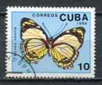 Timbre  CUBA  1989  Obl  N  2917   Y&T  Papillons