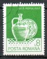 Roumanie Yvert N3429 Oblitr 1982 Art populaire Pichet et assiette