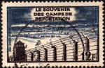 FRANCE - 1955 - Y&T 1023 - Les camps de dportation - Oblitr