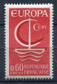 Timbre FRANCE 1966  Neuf *   N 1491  Y&T   Europa 1966