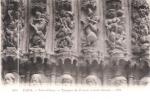 CPA  Paris  "  Notre Dame tympan du portail central  "
