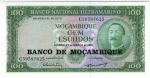 **   MOZAMBIQUE     100  escudos   1976   p-117    UNC   **