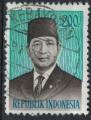 Indonsie 1976 Oblitr Used Suharto Ancien Prsident Soeharto 200 rupiah SU