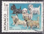 MONACO N 1530 de 1986 oblitr "la Terrier d'Ecosse" 