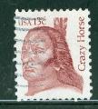 tats-Unis 1982 Y&T 1374 oblitr Crazy Horse