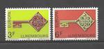 Europa 1968 Luxembourg Yvert 724 et 725 neuf ** MNH