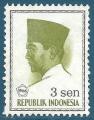Indonsie N454 Prsident Sukarno 3s neuf sans gomme