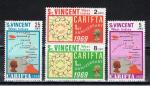 Saint Vincent / 1969 / Libre change Carabes  / YT n 254  257 **