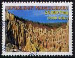 Timbre oblitr n 1866(Yvert) Madagascar 2004 - Tsingy rouge d'Irodo