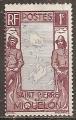 saint-pierre et miquelon - n 136  obliter - 1932/33
