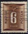 Hongrie 1952 - Timbre-taxe, 6 f - YT T 186 
