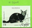 CHATS - CUBA  N3604 OBLIT